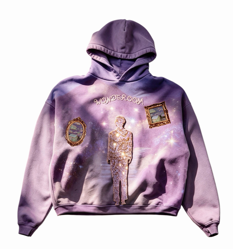 Anonym 26Fw「Wonderoom」Crystal Silhouette Gemstone Wonderland Hoodie Wonderman Hoodie