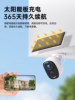 Smart Camera for Doorways, No Need to Plug In, Wireless Solar-Powered Monitoring for Home, Remote Access Without Network, Indoor and Outdoor High-Definition