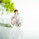 Yidecheng Natural Crystal Painted Snuff Bottle