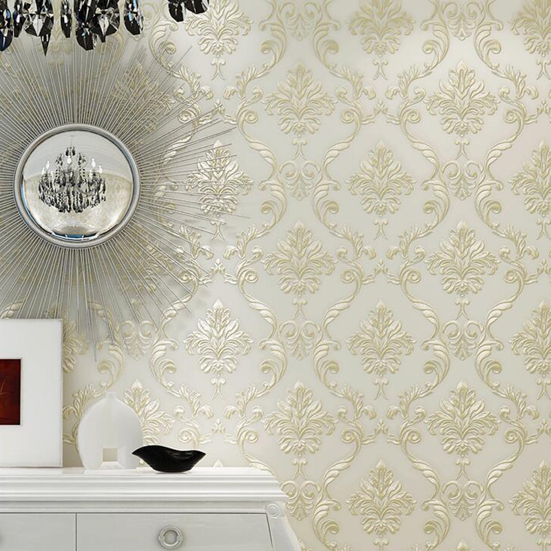 European non-woven wallpaper luxury bedroom living room corridor atmospheric upscale EU vertical stripes housepaper