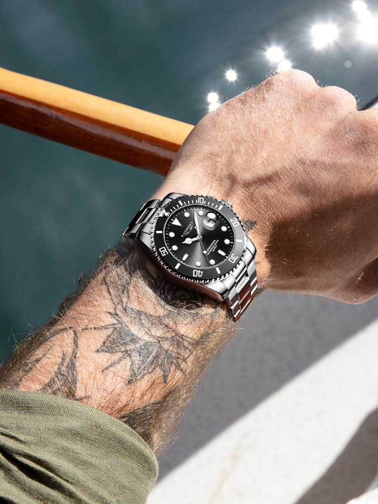 Flagship Store Labor Black Water Ghost Fully Automatic Mechanical Switzerland's Top 10 Men's Watch_voghion.com