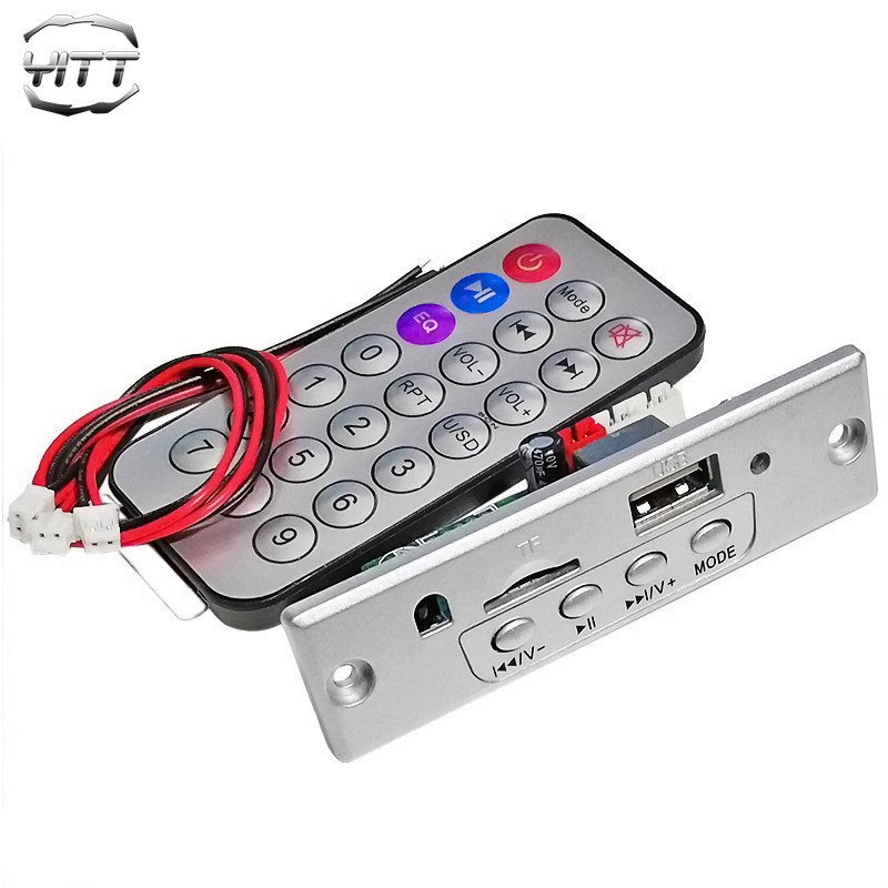 Stereo non-destructive MP3 decoding board 3 7-5V with power amplifier 3W support U disc TF card reading WAVMP3 decoder-Taobao
