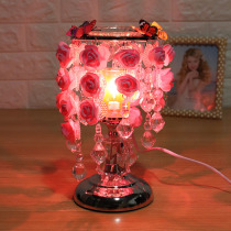 Incense Light Essential oil lamp Bedroom sleeping Home Plug-in Electric Bed Head Lamp Romantic Creative Eurostyle Rose Wedding Lantern lamp