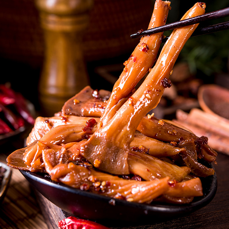 Kufei Le Fresh Duck Intestines Spicy Duck Meat Snack Braised Ready-To-Eat Snack Hunan Specialty 100g