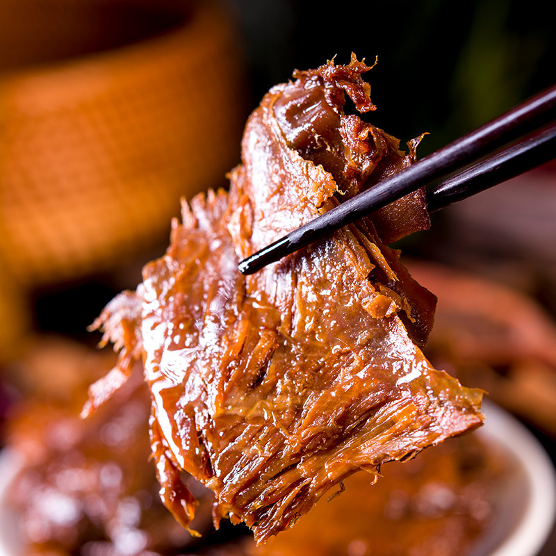 Kufei Le Freshly Shredded Duck Spicy Hand-Torn Duck Meat Spicy Snack Ready-To-Eat Snack Hunan Specialty 100g