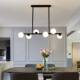 2026 New Model Super Stylish Restaurant Chandelier, Popular Online, Exclusive Italian Cream Style Dining Table Linear Living Room Chandelier