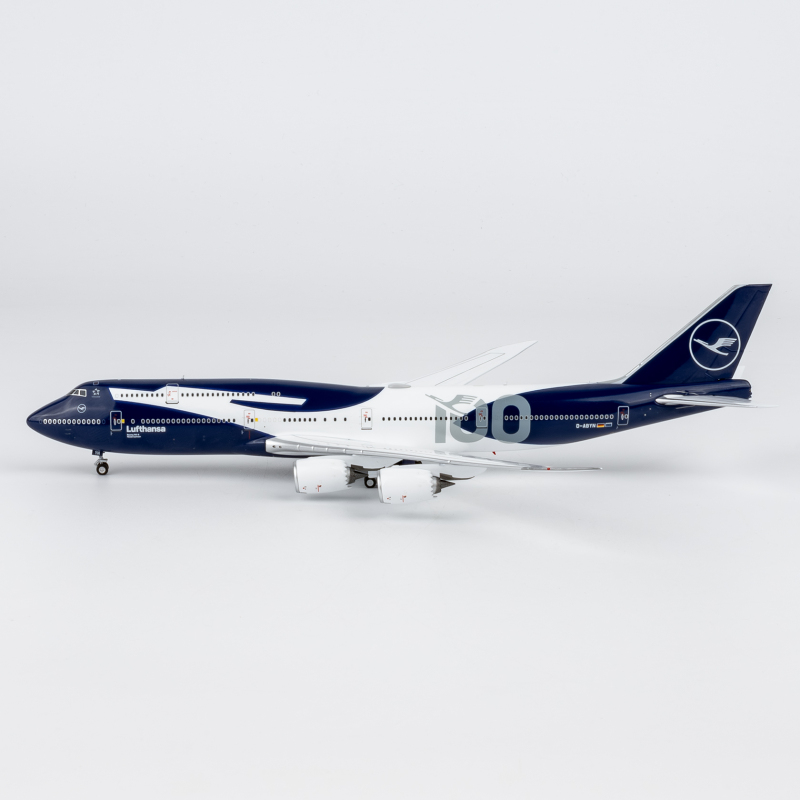 1/400 Alloy Finished Aircraft Model Ng Lufthansa 100Th Anniversary Painted B747-8 D-Abyn