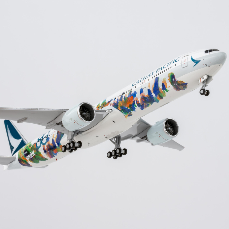 1/400 Finished Alloy Aircraft Model Ng Cathay Pacific B777-300Er B-Kqu Hong Kong Westk Painted