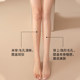 Miu 오렌지 스타킹 여성 미용 양말 얇은 맨발 양말 맨발 유물 여름 검은 실크 반투명 시리즈 숨겨진