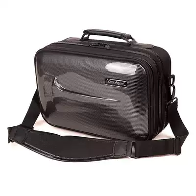 Omebaige Europe and America Baige drop B clarinet bag box leather bag black tube bag can shoulder bag