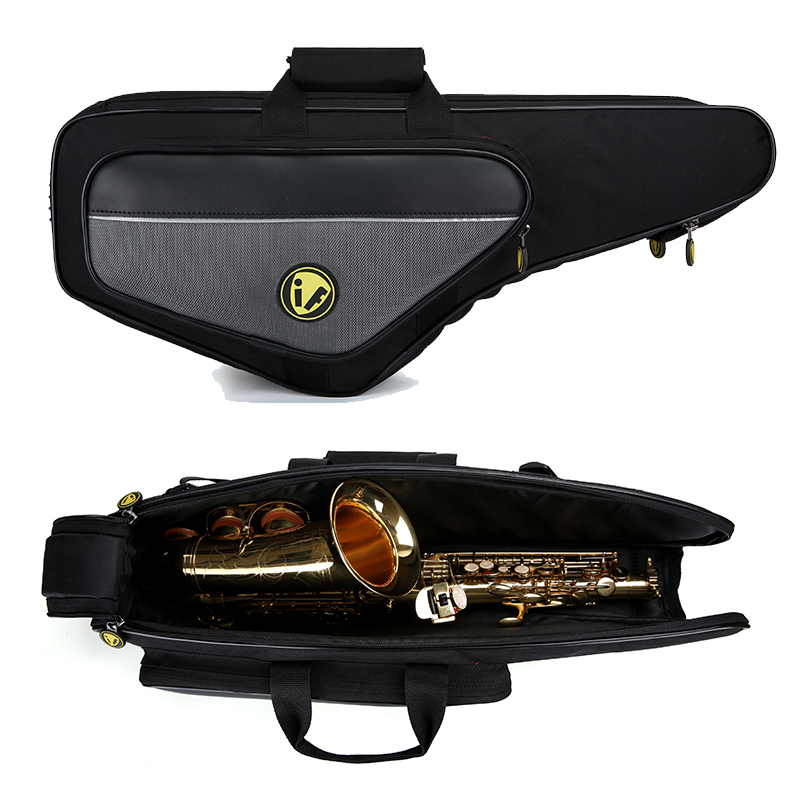 Saxophone backpack Zhongsa portable bag sub IF drop E alto saxophone soft bag shoulder single shoulder can hold A4 paper