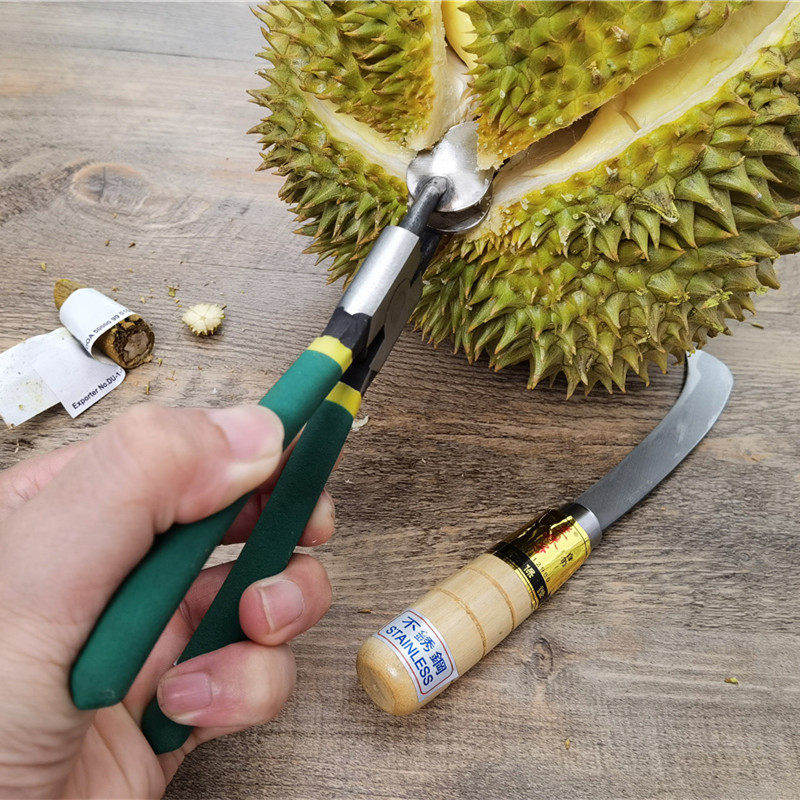 Lanmei Sub-open durian clip open durian knife open sheller open durian debater peeled durian debater with durian pliers
