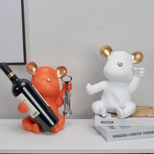 Художественные украшения для винной стойки, винный шкаф, витрина, барная столешница, домашний винный поднос, свет, роскошная винная стойка, украшение