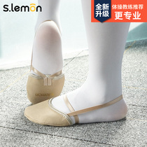 Rhythmic gymnastics shoes womens half-foot dance shoes childrens half-soft-soled exercise shoes half-foot shoes pointe ballet shoes