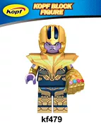 Khối xây dựng Kefeng kf6087 Avengers Ants Captain America Đồ chơi League 4 Super Heroes Fighting Thunder - Khối xây dựng