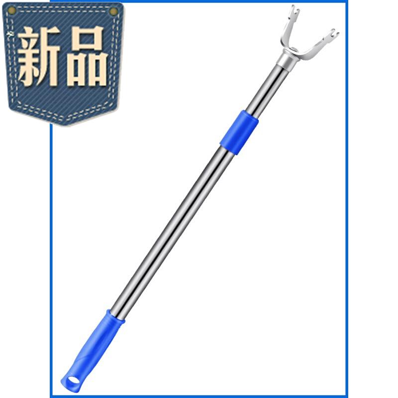 Stainless steel telescopic clothes fork brace hanger Balcony Clotheson clothes Clotheson fork Pick Rod and Clotheson Clotheson