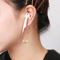 airpods Necklace Headset Ear Clip Ear Chain Earrings Anti-throwing artifact Original pro Tide Design Silver Small
