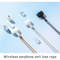 Japanese and Korean style simple temperament wireless headset anti-lost chain neck for Apple Huawei Bluetooth anti-drop necklace magnetic attraction