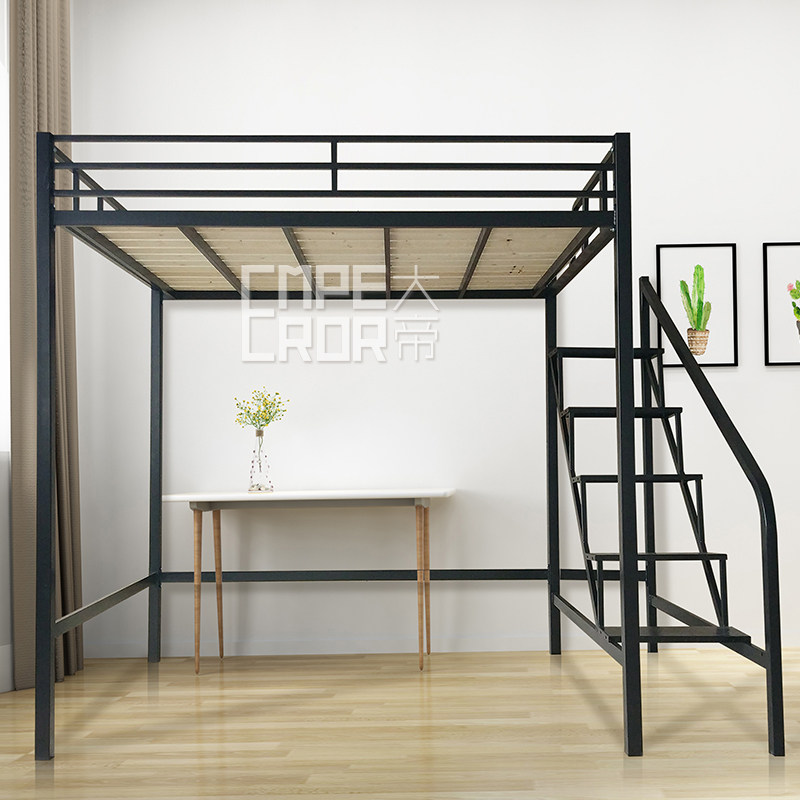 Great custom elevated sheet upper layer 1 2 1 5 m width removable mounting iron frame bed height and low bed stairs