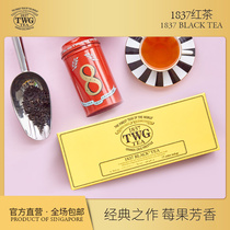TWG Tea 1837 black Tea berry flavor selection Tea bag bubble Tea import gift good Tea teay Tea