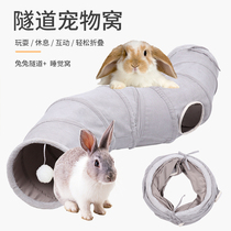 Rabbit Deconsult Toy Pet Rabbit rabbit Grocery Bunny Tunnel Channel Drill Hole Winter Warmth Movement Shelter From House