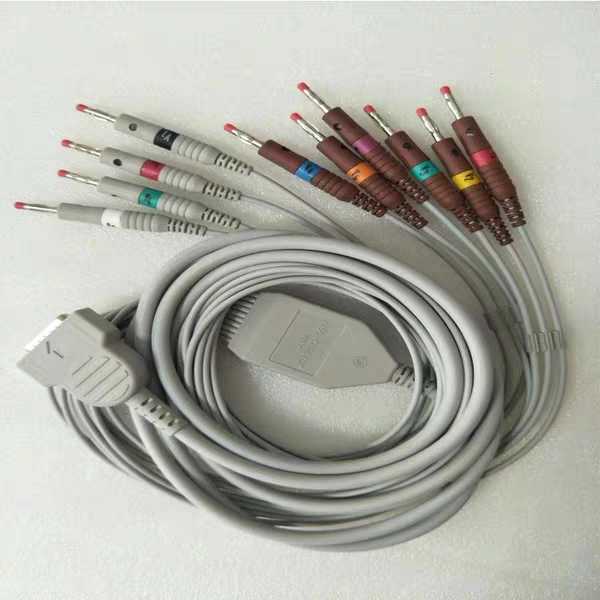 GE original MAC1200 ECG machine lead line MAC400 MAC500 MAC800 SF