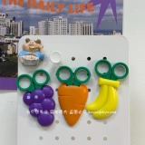 Милые ножницы, мультяшный универсальный магнит на холодильник для школьников