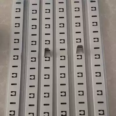 Office iron cabinet layer board drag plastic partition buckle buckle 304 stainless steel cabinet column slot support accessories