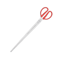 Pick Up Trash Clip Fire Tongs Sanitary Pincers Sanitation Lengthened Clip TAKE HOME ten THINGS INSTRUMENTAL CARBON CLIP YELLOW EEL CLIP