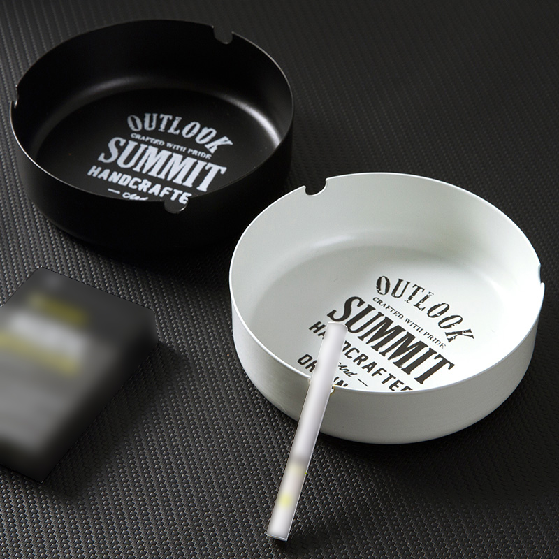 Nordic Iron Ashtray Living Room Tea Guests Cylinder Creative Household Office Fashion Personality Tabata Ashtray Fittings