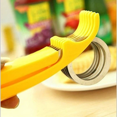 Банановый банановый фруктовый сегмент из нержавеющей стали.