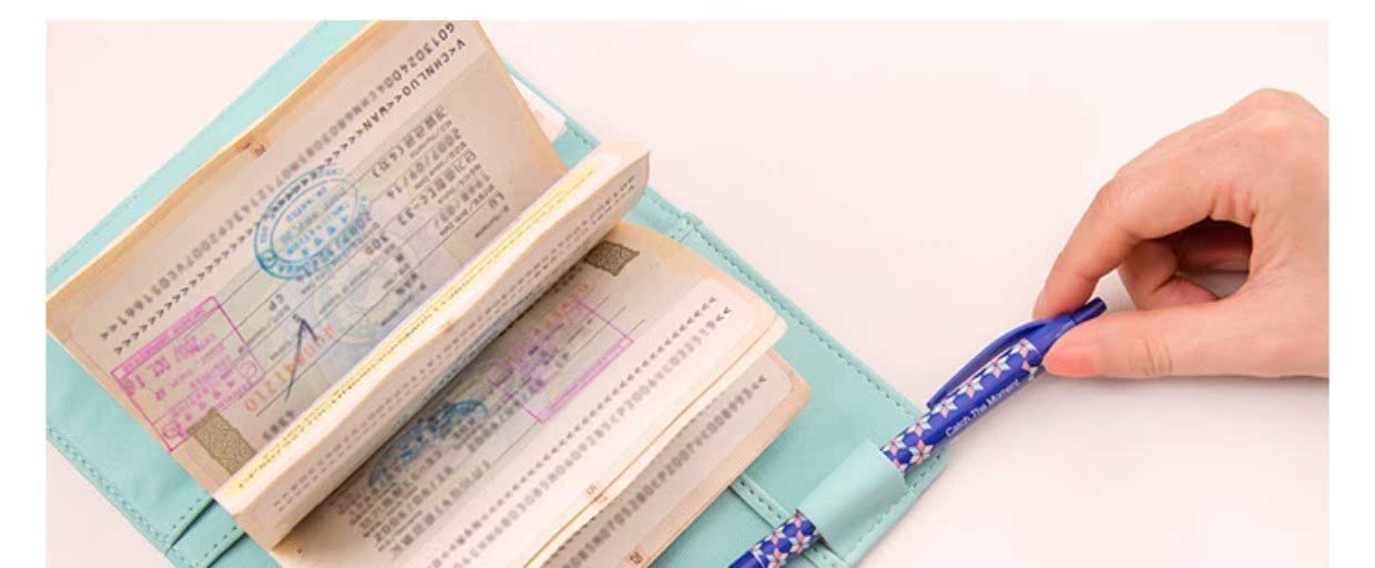 Du lịch nước ngoài gói hộ chiếu dễ thương Hàn Quốc người giữ hộ chiếu đa chức năng ID túi hoạt hình hộ chiếu hộ chiếu - Túi thông tin xác thực ví đựng giấy tờ nam