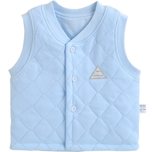 Детский демисезонный стеганый утепленный жилет для мальчиков, детская хлопковая куртка для новорожденных, одежда, 0 лет
