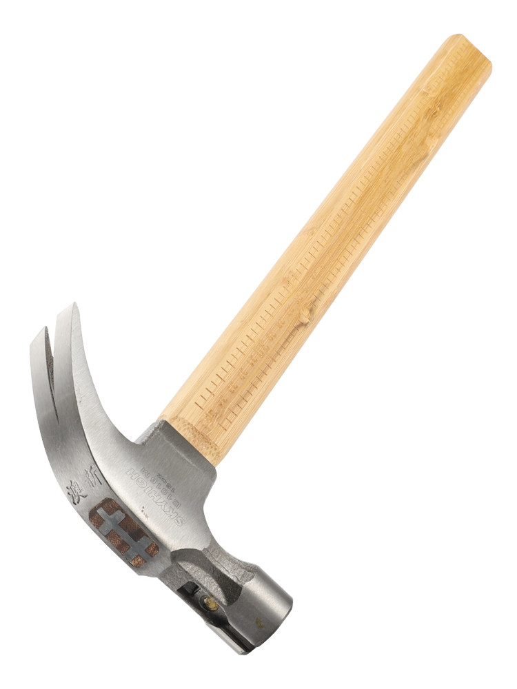 Australian and New Zealand Claw Hammer with Bamboo Handle and Scale, Woodworking-Specific Nail Hammer, Integrated Hammer Head, Special Steel Household Hammer, Multi-Functional