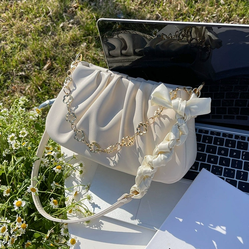 Летняя белая сумка через плечо, сумка на одно плечо, 2023, премиум класс