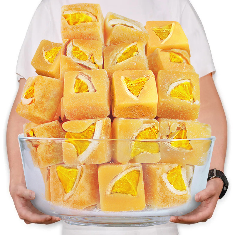 Freeze-dried gold tangerine lemon thyme washed drinking fruit tea honey lemon slices bubble water to drink girl drinks little baggy-Taobao
