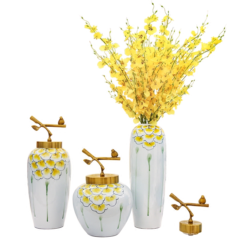 Home sitting room adornment is placed TV ark, decoration accessories modern new Chinese vase place adorn soft outfit ceramics