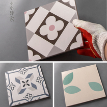Small fresh Nordic tiles 200x200 kitchen wall tiles background wall tiles Bathroom non-slip floor tiles Geometric tiles