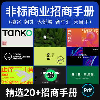 20+ non-standard business investment manuals, brand brochure layout design learning reference template materials pdf