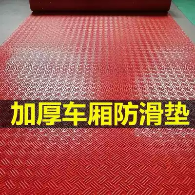 Truck mat wear-resistant tricycle bucket rubber mat plastic dedicated to non-slip rubber mat floor stickers electric cutting workshop