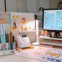 Desktop Dongle Board Shelve Office Lattice Room Screen Partition Suspension Free Stiletto Debris Stationery containing shelf