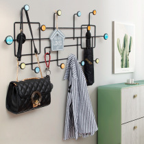 Creative Decorative Key Hook Wall-mounted Wall Free From Punch Nordic Doorway Xuan Guan Wall Hanging Clothes Shelf