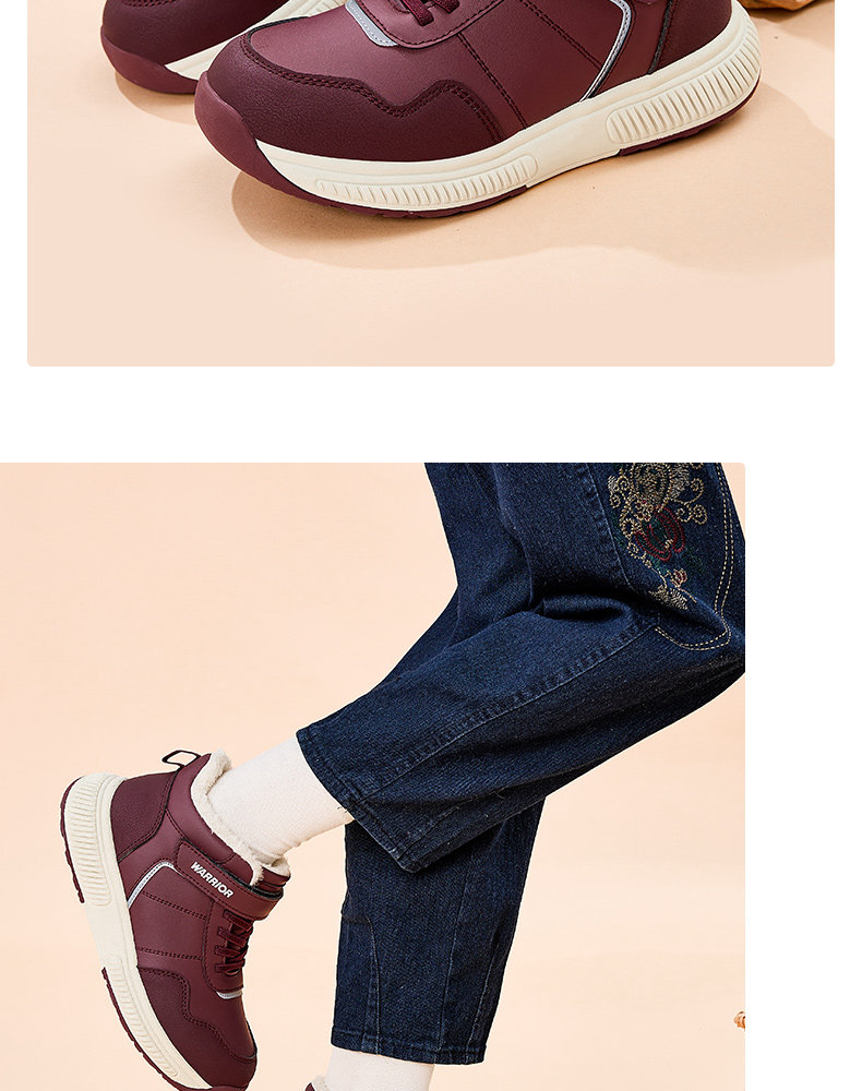 Вернуть силу старики мокасины женщина зимний с дополнительным слоем пуха в пожилых люди теплую обувь мягкое дно старый пекин мама обувь снег сапоги warrior / back of 