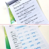 Каллиграфия для школьников, тетрадь, практика для письма, для средней школы, английский