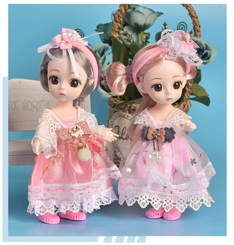 công chúa váy vải dễ thương hộp quà gói mô phỏng tinh tế đồ chơi búp bê cô gái Pui Ling nhỏ Barbie