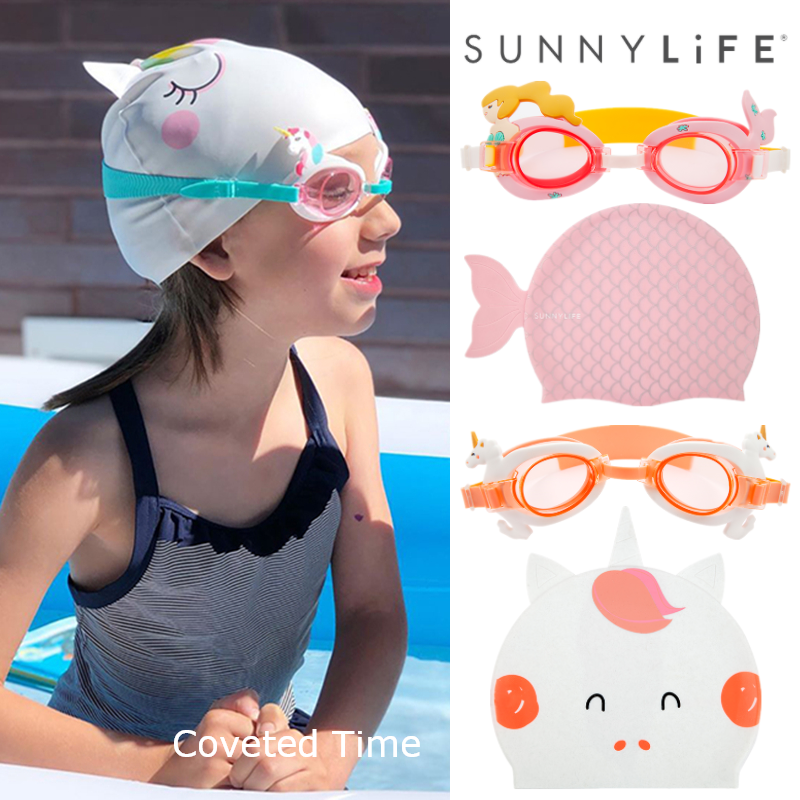 Spot Australia SunnyLife new baby swimming equipment swim cap swimming cap swim cap