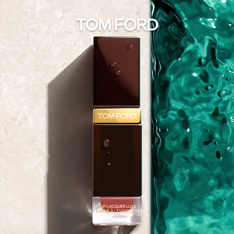 (Official) TOM FORD SQUARE PIPE LIP GLAZED TF MOUTH RED TF LIP GLAZE 03 03 16 69 69 BEAN PASTE