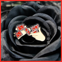  (Yu Ci accessories)Brooch super cute flower cut action design peripheral accessories trend fashion items