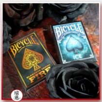 (yoji) bicycle playing card ice fire elements limited magic collection Poker cards