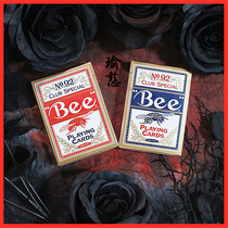(Yotci Flower Cuts) Little Bee Playing Cards NO 92BEE Imported Blue Red Card Practice Cards
